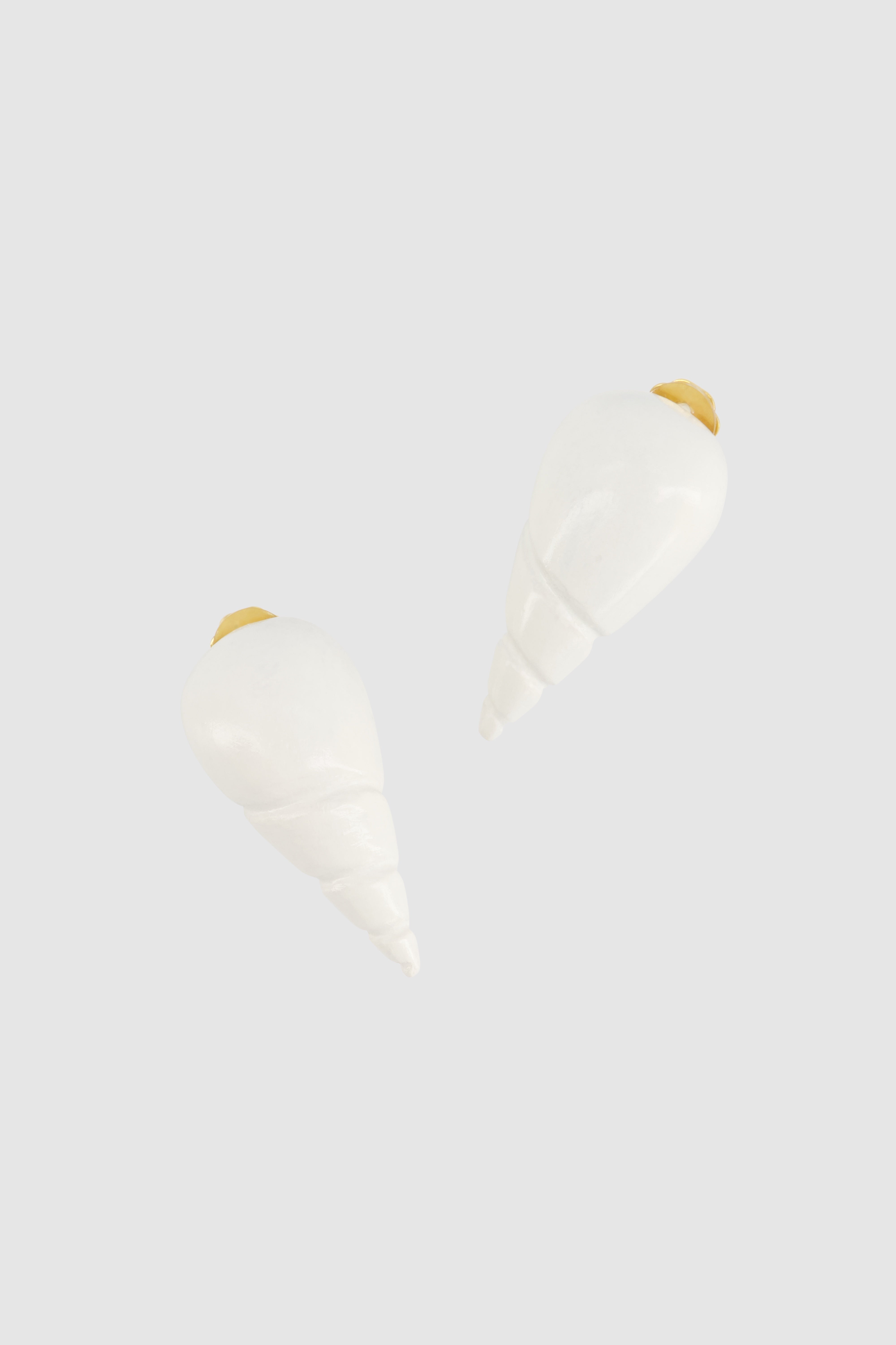Conchita White Earrings